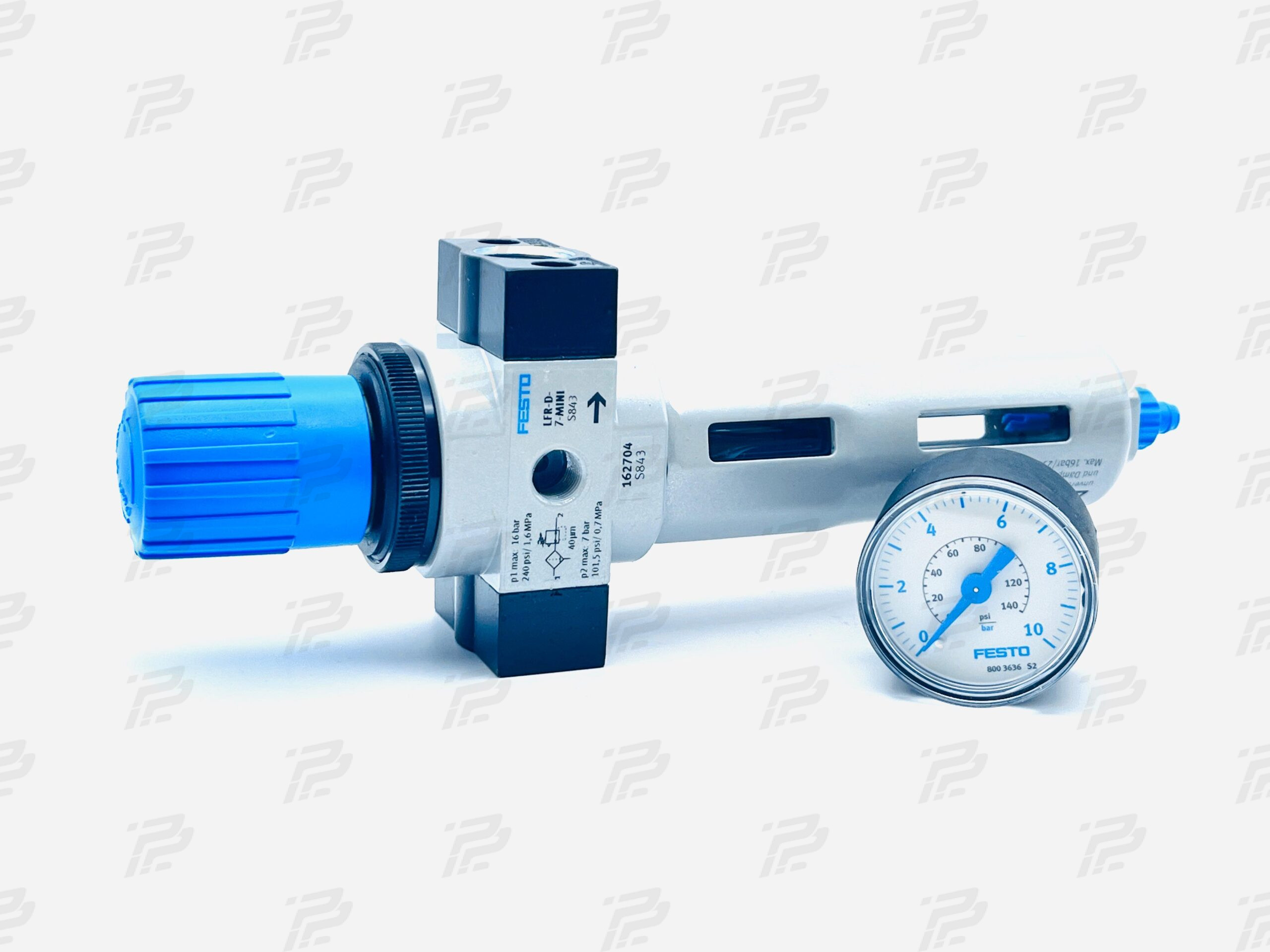 Filter-Regelventil mit Manometer