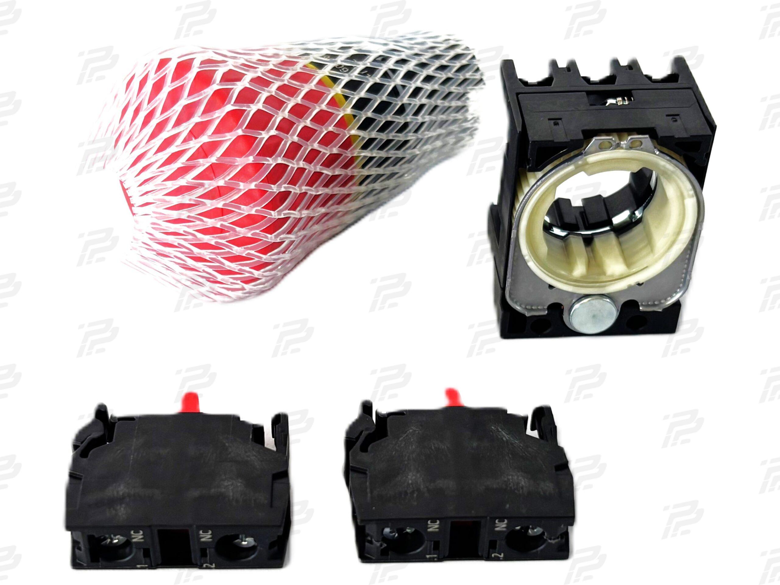Emergency stop button set