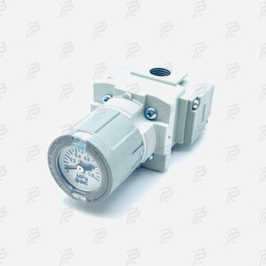 Pressure control valve / regulator with pressure gauge
