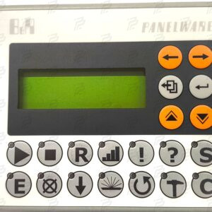 Control panel with display